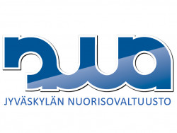 Nuorisovaltuuston logo valkoisella taustalla sähköiseen käyttöön (matalampi laatu). Kuva Nuorisovaltuusto